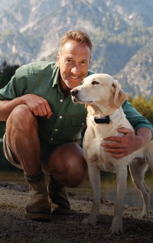 Ben Fogle with dog