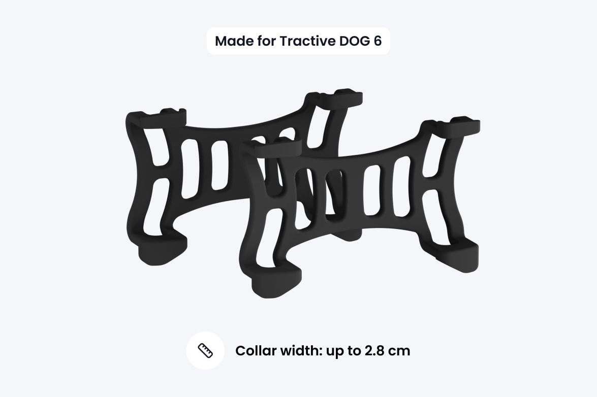 Obrázek černých spon pro Tractive DOG 6