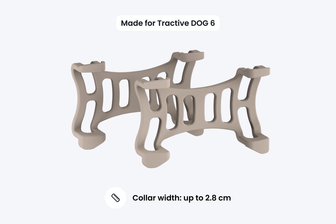 Obrázek hnědých spon pro Tractive DOG 6