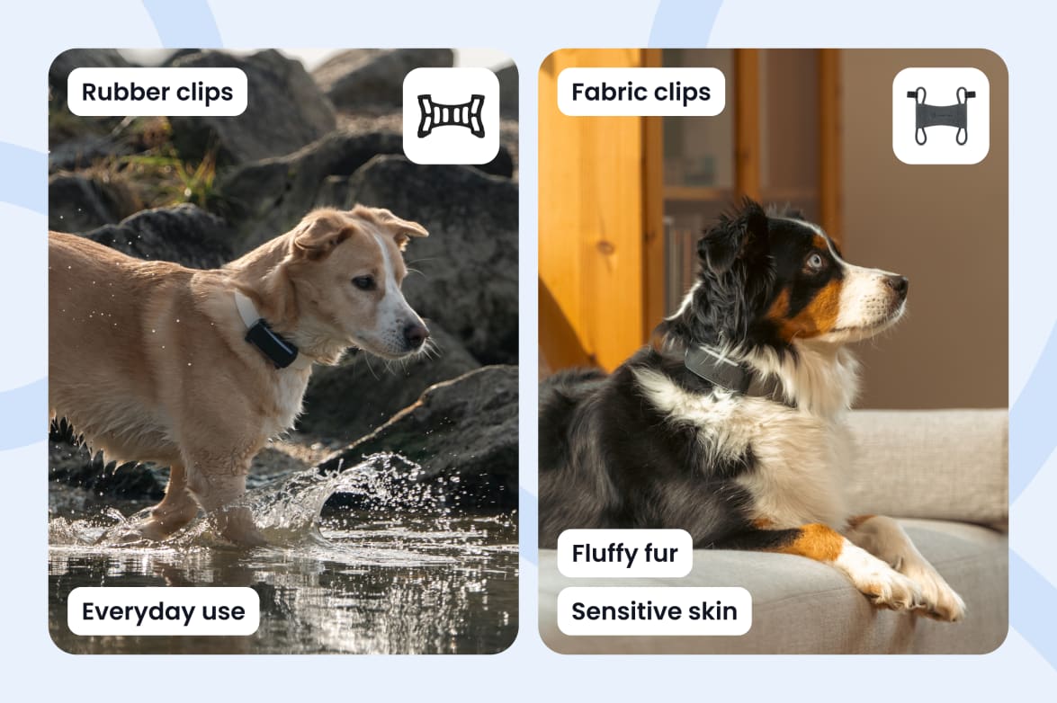 Tractive DOG 6 Fabric Clips x2 | Tractive